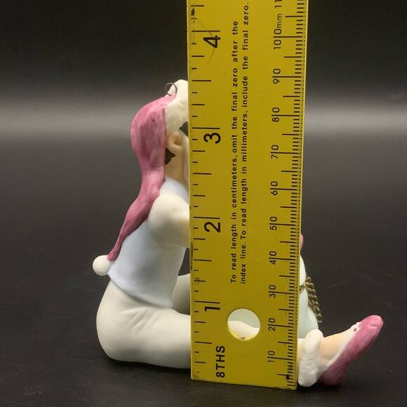 Vintage 1987 Hallmark Keepsake Mime Clown Teddy Bear Ornament - Picture 9 of 16